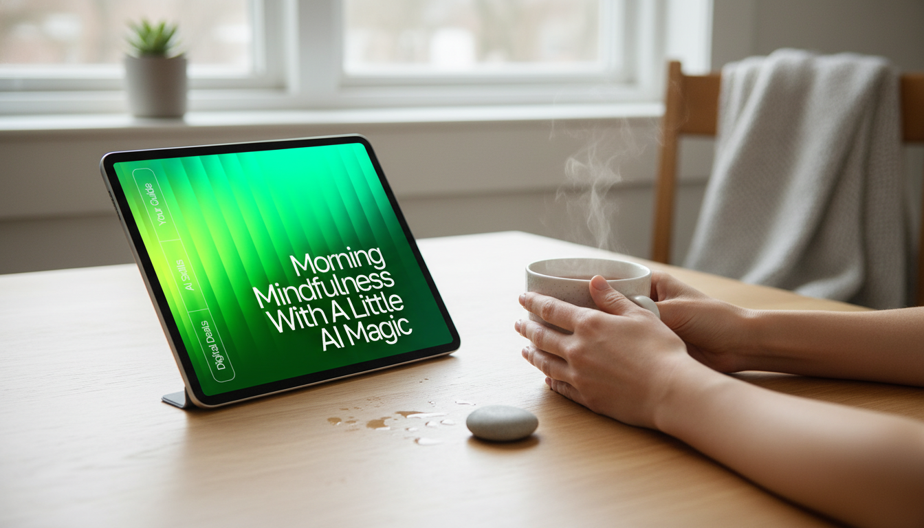 Mindful Morning Routine with AI: Calm, Focused, Stress-Less