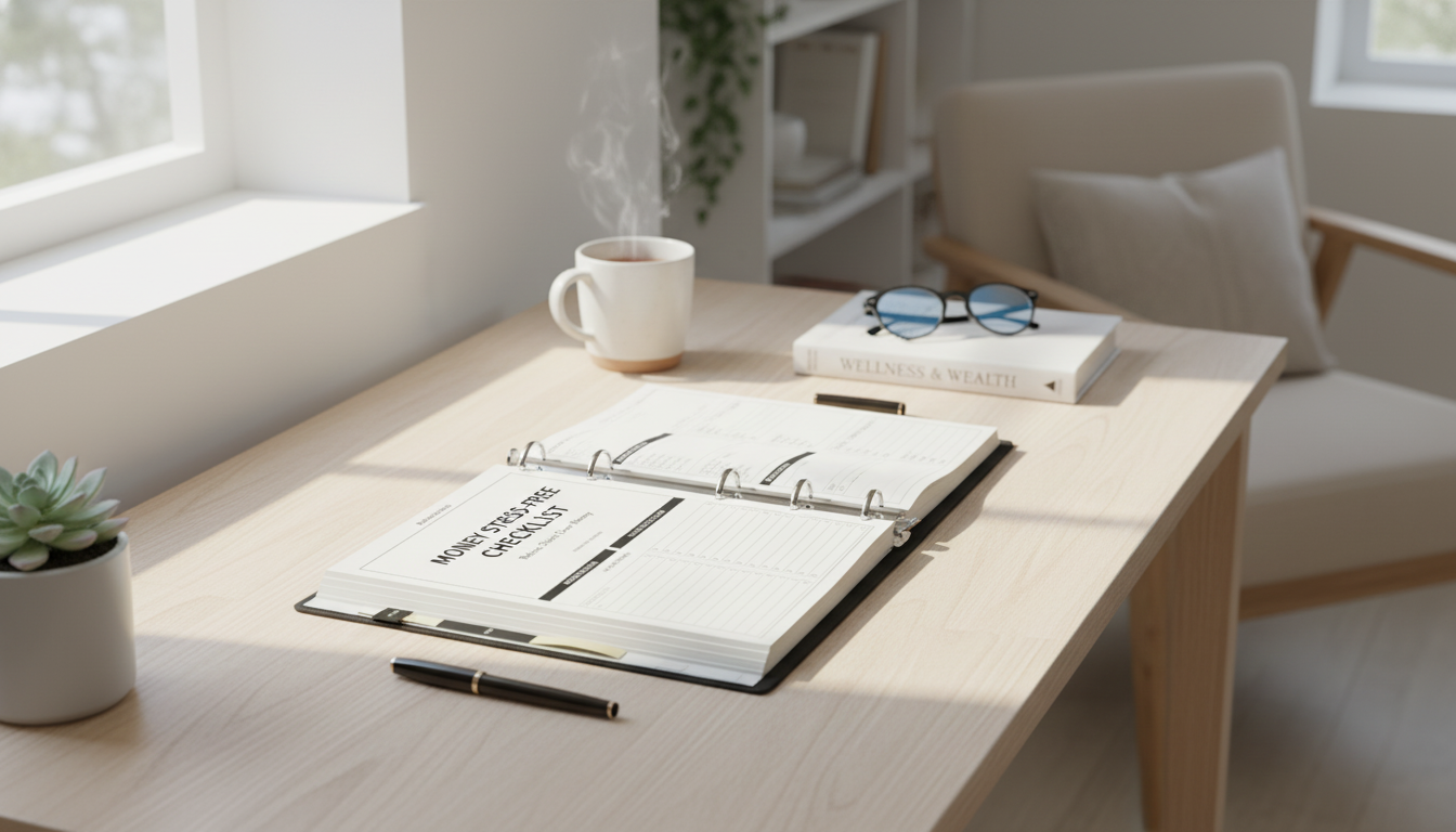 Money Stress-Free Checklist: Daily, Weekly & Monthly Calm