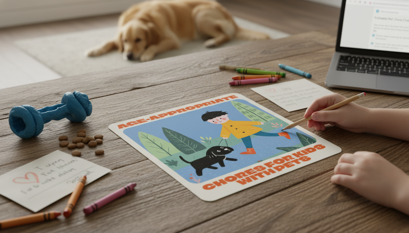 Pet Chores by Age: Printable Checklist for Kids & Families