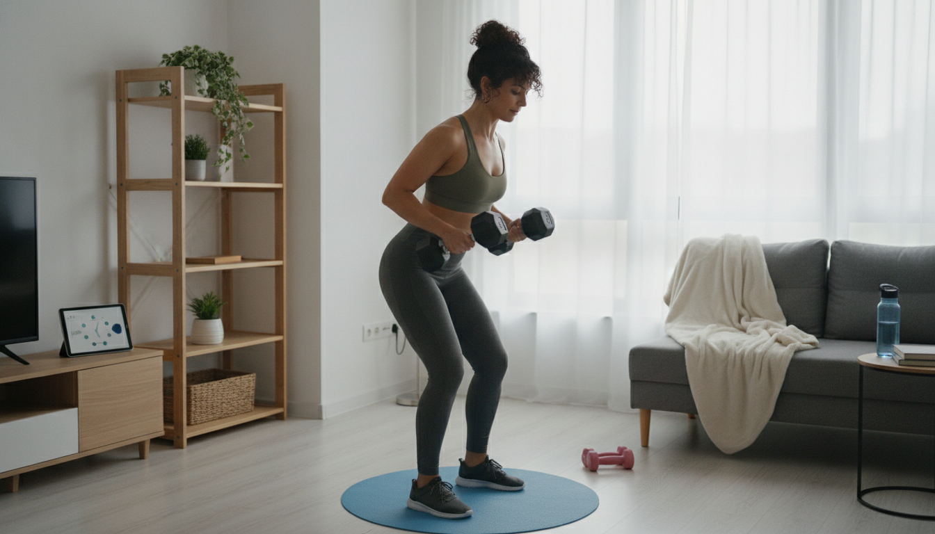 Small-Space Dumbbell Strength Plan: 3 Days, Full Body